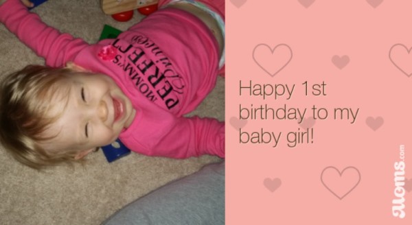 Happy First Birthday To My Baby Girl-wb16288