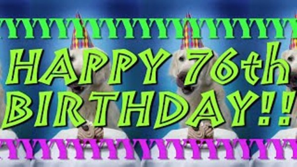 Happy Seventy Six Birthday-wb4621