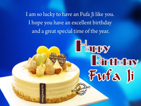 I Am So Lucky To Have An Fufa Ji Like You-wg46096