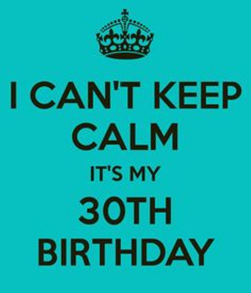 It's My Thirtieth Birthday