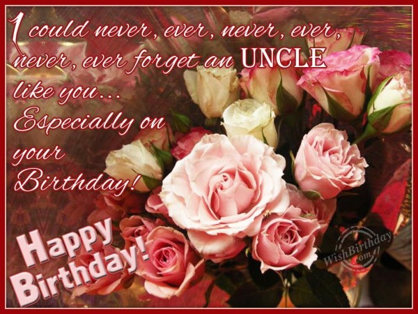 I Could Never Ever Forget An Uncle-wb0141139