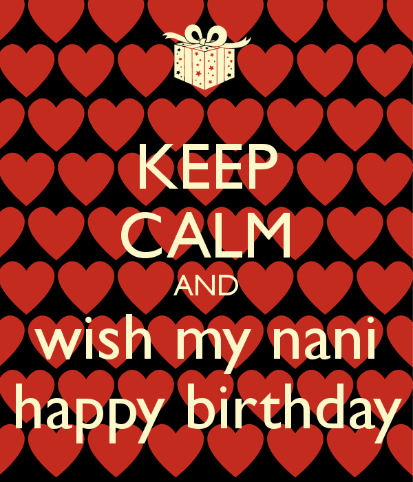 Keep Calm And Wish My Nani Happy Birthday-wg46113