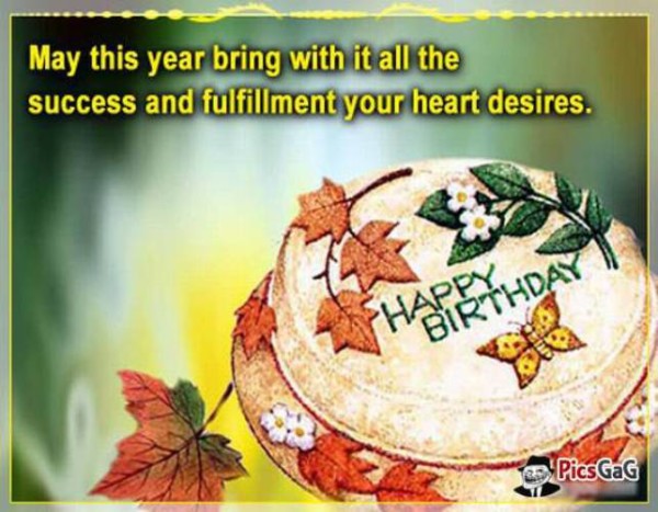 May This Year Bring With It all The Sucess And Fulfillment Your Heart Desires-wb16426