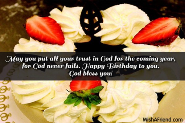 May You Put All Your Trust In God For The Coming Year-wg46070
