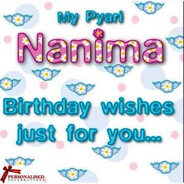 My Pyari Nanima - Happy Birthday-wg46120