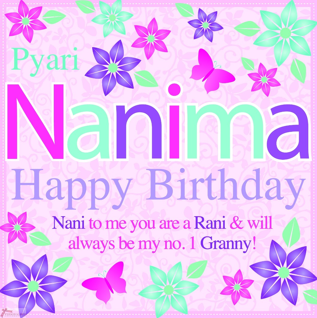 Nanima Happy Birthday