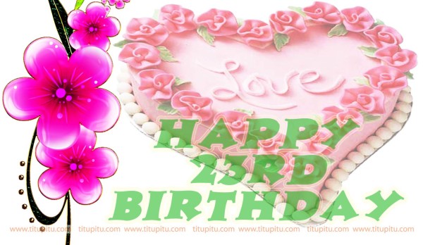 Pink Flower - Happy Birthday-wb0160793