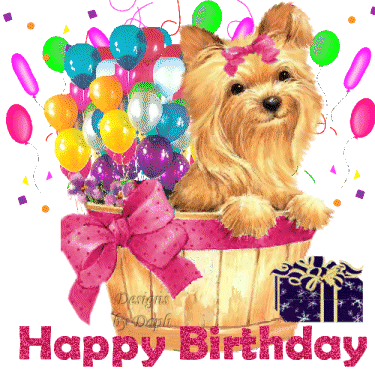 Pretty Dog - Happy Birthday-wb0160795