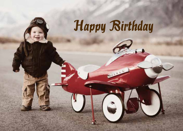Red Aeroplane - Happy Birthday  Pic-wb16114