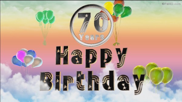 Seventy Years- Happy Birthday-wb16118