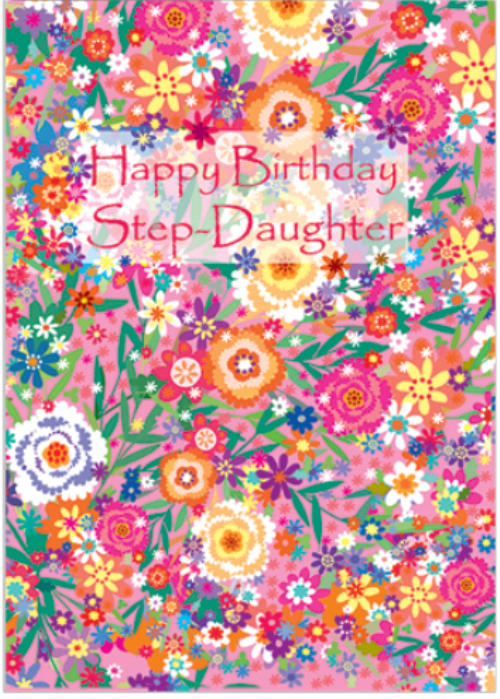 Step Daughter - Happy Birthday-wb16127