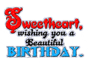 Sweetheart Wishing You A Beautiful Birthday-wb0160859