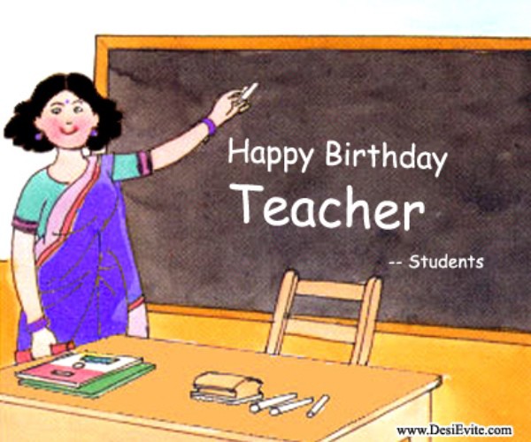Teacher Wishing U A Very Happy Birthday