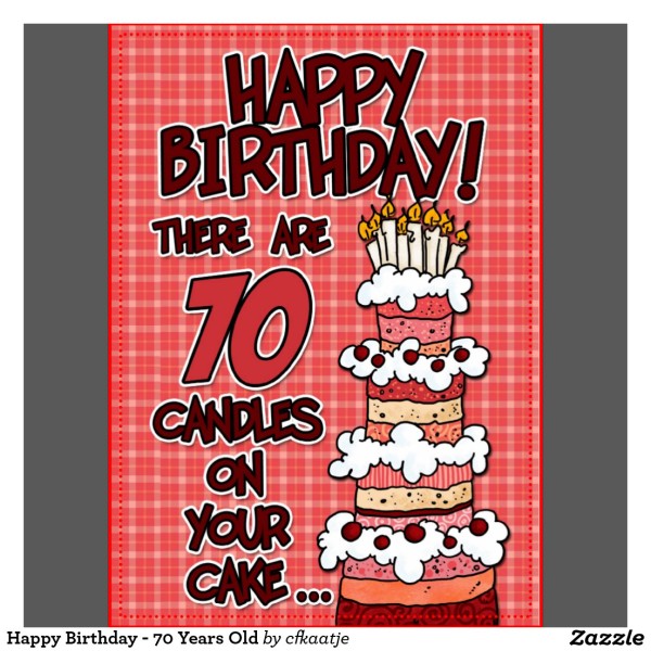 There Seventy Candles On Your Cake-wb16136