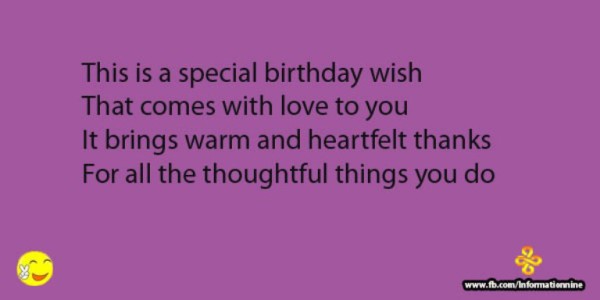 This Is A Special Birthday Wish