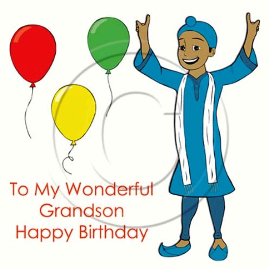 To My Grandson-wg46136