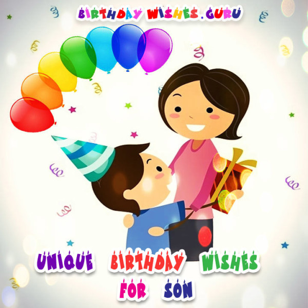 Unique Birthday wishes For Son-wb0160904