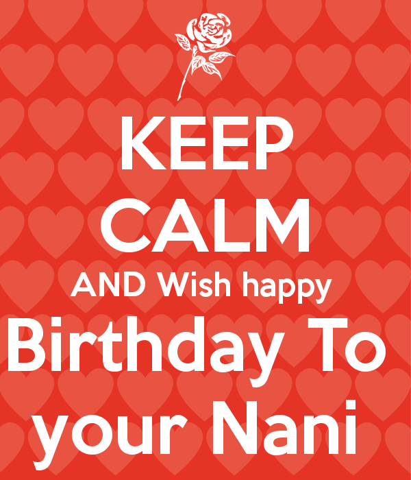 Wish Happy Birthday To Your Nani-wg46139