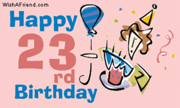 Wish Happy Twenty Third  Birthday  Image-wb0160927