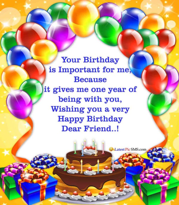 Wishing You A Very Happy Birthday Dear Friend-wb0141990