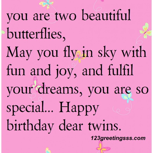 You Are Two Beautiful Butterflies-wb16604