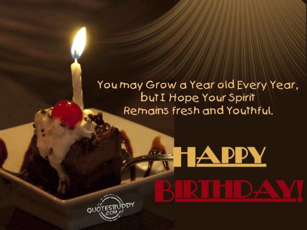 You May Grow A Year Old Every Year-wb4659