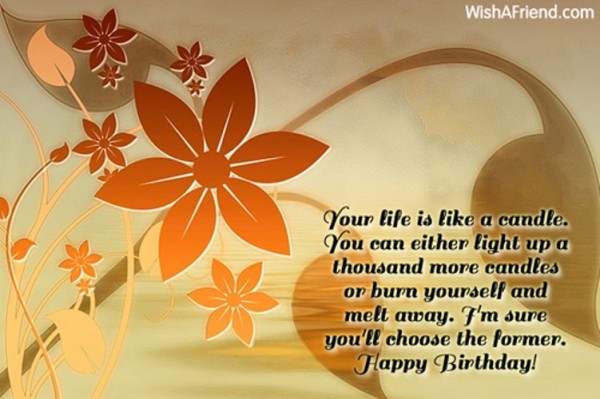 Your Life Is Like A Candle-wb16164